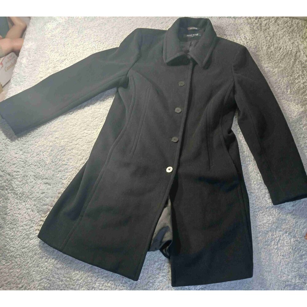 Anne Klein Black Pea Coat
